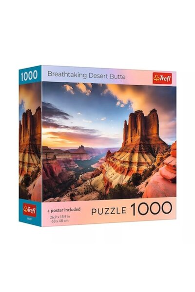 Trefl 1000-piece Puzzle - USA Collection: Zion National Park (poster included)