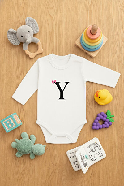 LORVEX 100% Cotton Baby Bodysuit (with Snap Fasteners) Cute Bodysuit with Y L...