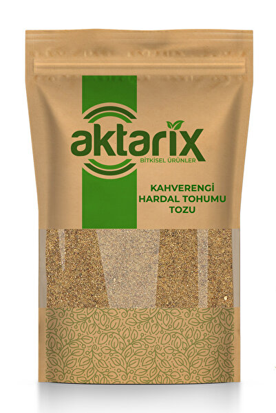 aktarix 250 Gr Kahverengi Hardal Tohumu Tozu / Yeni Öğütülmüş