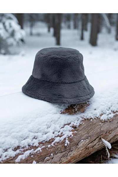 Wearflawless Plush Winter Soft Furry Bucket Hat, Winter Bucket Hat, Plush Hat, Plush Beanie