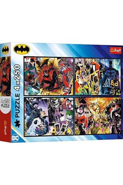 Trefl Puzzle Batman 4x250, 33.9x23.9cm