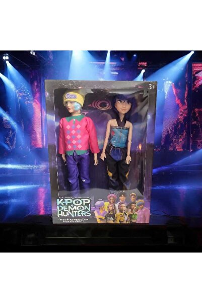 First Choice set 2 papusi original k-pop demon hunter 32 cm tip surpriza Articulații Mobile