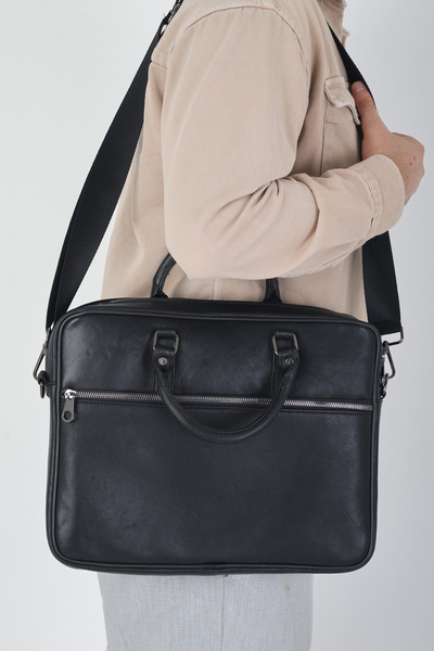 NahitaTyana Genuine Leather Laptop Bag and Briefcase