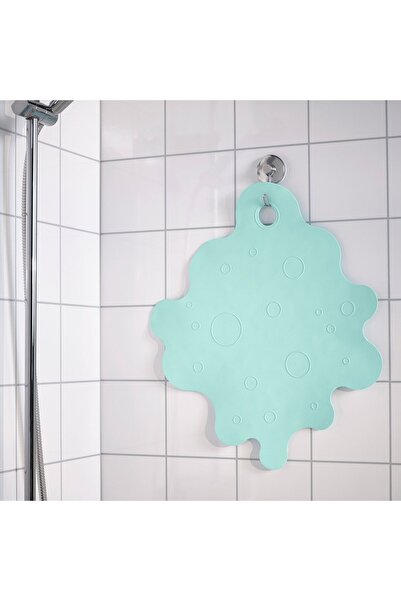 Generic Bathtub mat, light turquoise, 43 x 43 cm