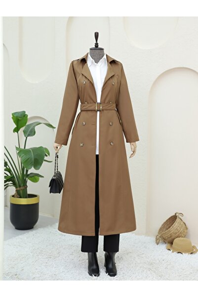 HİJABAYA Καμπαρντίνα με διπλά κουμπιά και ζώνη