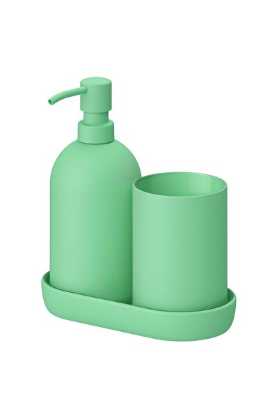 Generic 3-piece bathroom set, light green