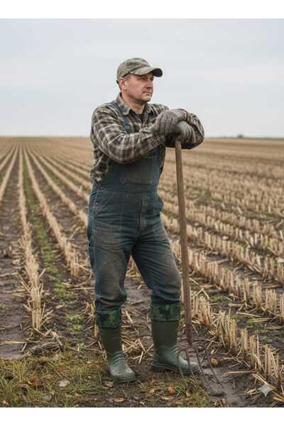 awix Waterproof Eva Sole Hunter Fisherman Biker Courier Rain Snow Boots with Thermal Socks