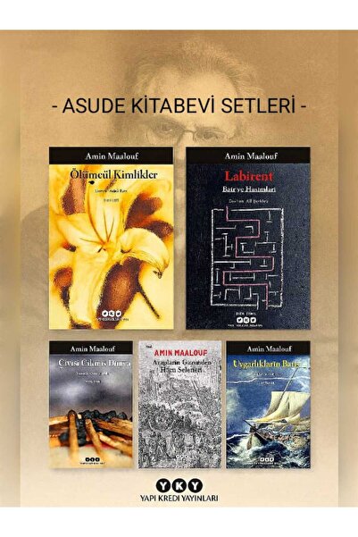 Yapı Kredi Yayınları KURGU ANLATIMIN USTA KALENİ AMİN MAALOUF'tan 5 GÜZEL ESER