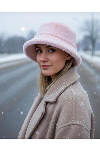 Wearflawless Plush Winter Soft Furry Bucket Hat, Winter Bucket Hat, Plush Hat, Plush Beanie