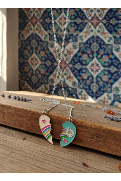 GÜLPEŞE Best Friends Kolye 2 Li Şeker Kly0789