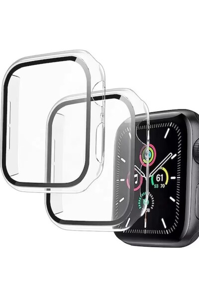 Zherqon Carcasă de protecție cu ecran protector pentru Apple Watch 9 - 41 mm,...