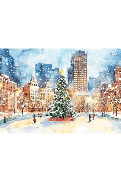 Trefl 1000-piece Premium Puzzle – Central Park USA Winter Wonderland