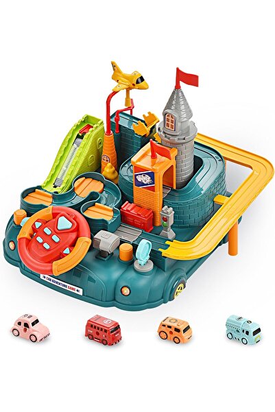 OEM Car Adventure Game – Interactive Game with Cars, Castle and Obstacles for Children 3+ Years Old