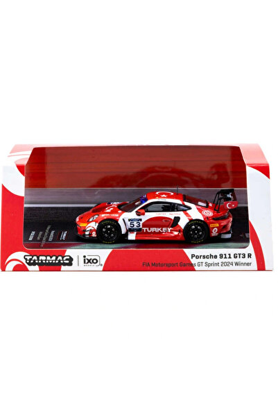 TOYFEST Tarmac Works X Diecast Turkey Porsche 911 Gt3 R / Fia Motorsport Games Gt Sprint 2024 Winner / Ayhan