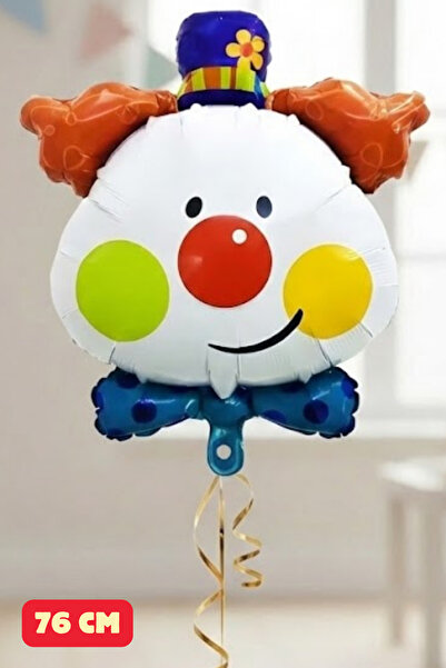 Baloncu Nene Palyaço Folyo Balon Doğum Günü Folyo Balon Karekter Folyo Çocuk ...