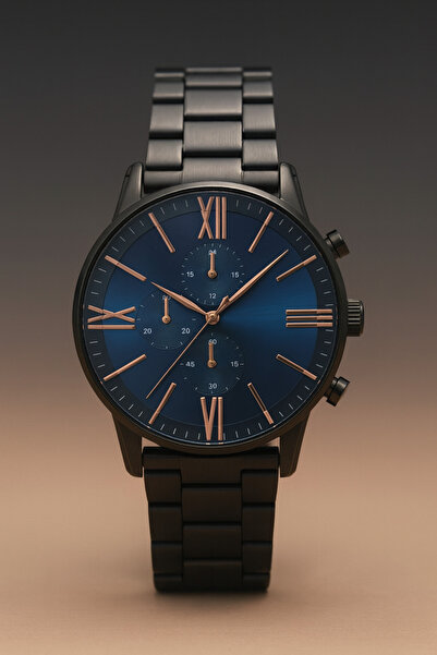 İ&A HOME ساعة يد رجالية أنيقة بسوار فولاذي – حركة كوارتز