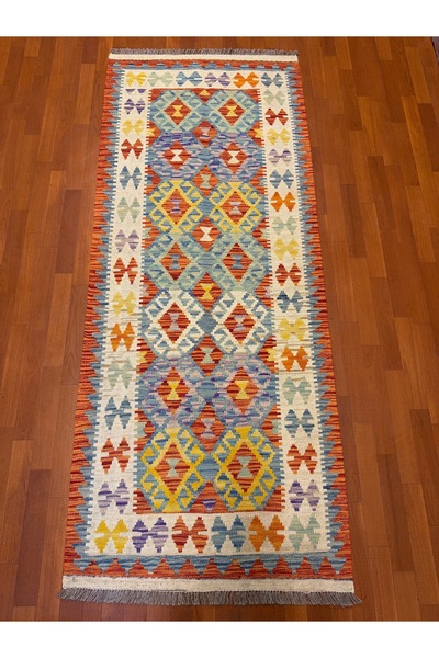 Afgan Halı Afgan Kilim El dokuma 100% Yün Kök Boya Elsanat Eserı ile Harıka D...