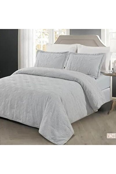 Reiashn Marie light gray summer compressed bedspread, single and a half