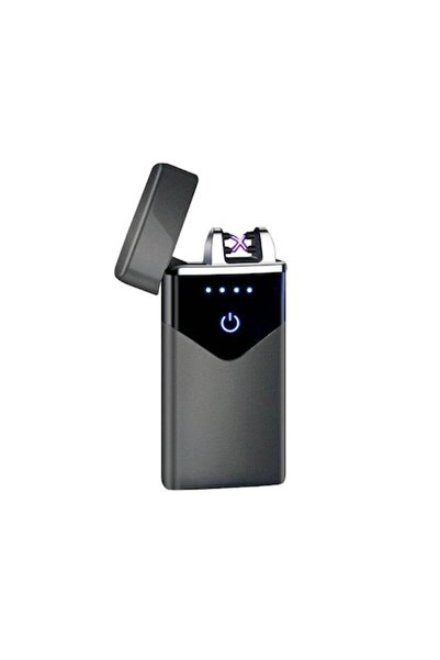 Edman PX1 Windproof Electric Lighter with Touch, USB Charging, Black