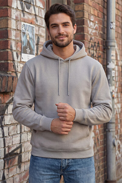 Veleno Ανδρικό φούτερ Stone με 3 κορδόνια, τσέπη καγκουρό και μαλακό ύφασμα