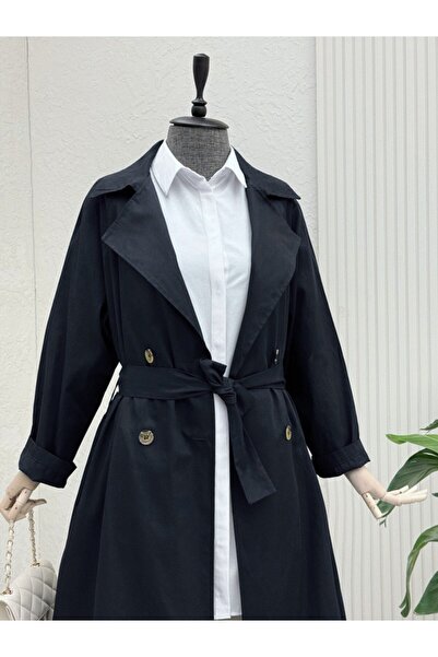 HİJABAYA Болеро з деталізованим поясом Тренч