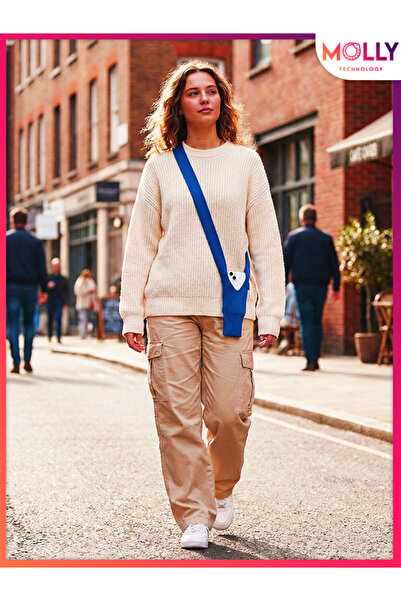 Molly Örgü Kumaş Telefon Askısı Bilek ve Çapraz Çanta – Tüm Telefon Modelleri...