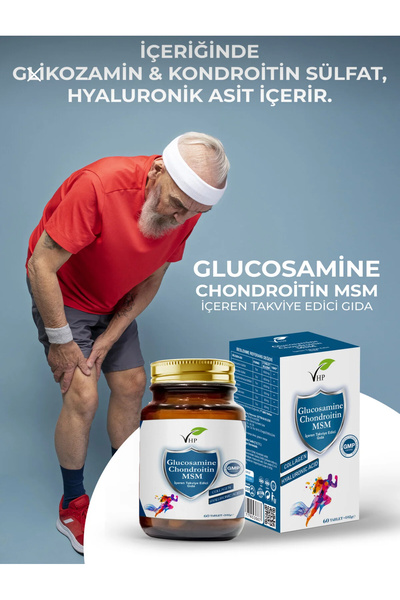 VHP Glukozamin Takviye Edici Gıda 60 Kapsül (Glukosamine Chondrotitin)