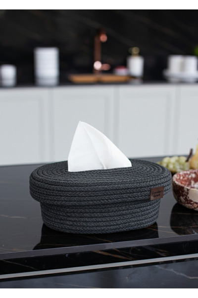 Comfort Craft Jute Wicker Napkin Holder |   Fashionable and Functional Napkin Box