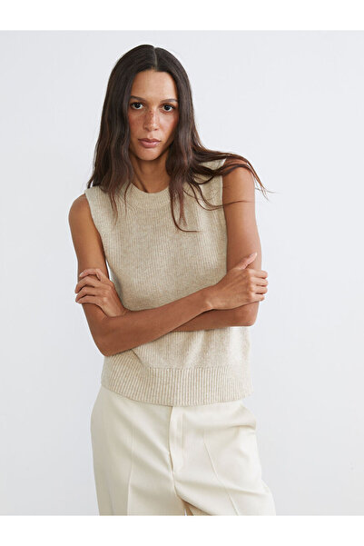 LC Waikiki Seasonal Deals from Rmz Clothing Beige Crew Neck Women's Knitwear ...