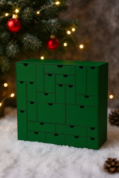 GenelTedarik ADVENT CALENDAR 24KUTUCUK (İÇİ BOŞTUR!!)