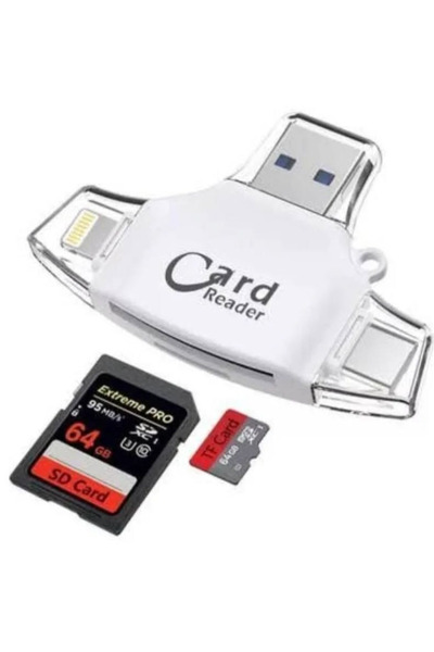 ForWhat قارئ بطاقات Sd-MicroSD لأجهزة المكاتب المنزلية
