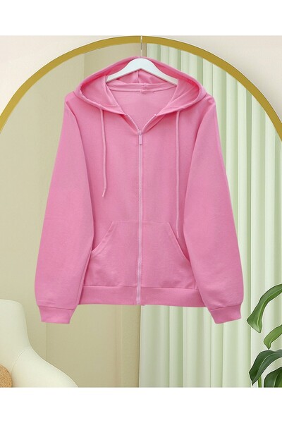 HİJABAYA Суитшърт с качулка, цип и джобове