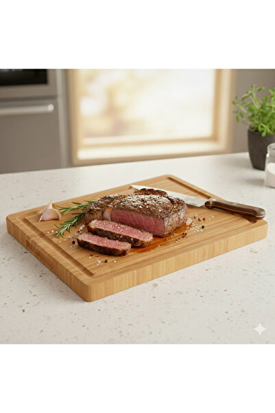 MİR Bamboo Cutting Board Presentation Board