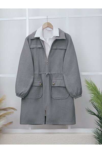 HİJABAYA Καπέλο με φερμουάρ και τσέπη με κουμπί με λάστιχο στο χερούλι