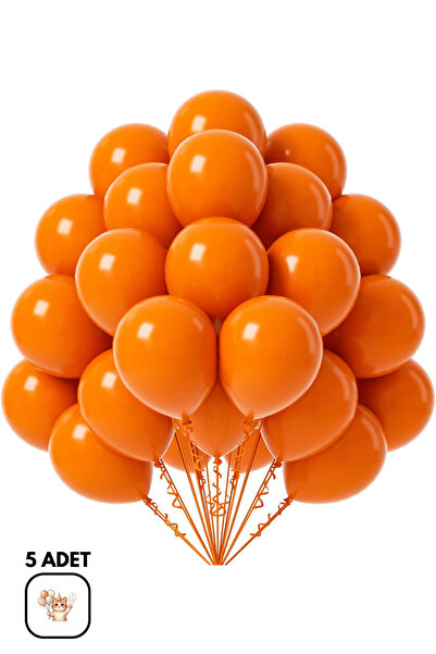BALOMİS Turuncu Doğum Günü Ve Parti Süsleme Balonu