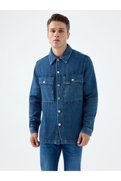 Loft Oversize Men's Shirt U.sleeve