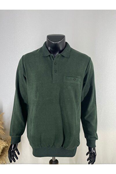 Sadık Collection Men's Plus Size Polo Neck 7XL 8XL 9XL Size Sweater 2142/1