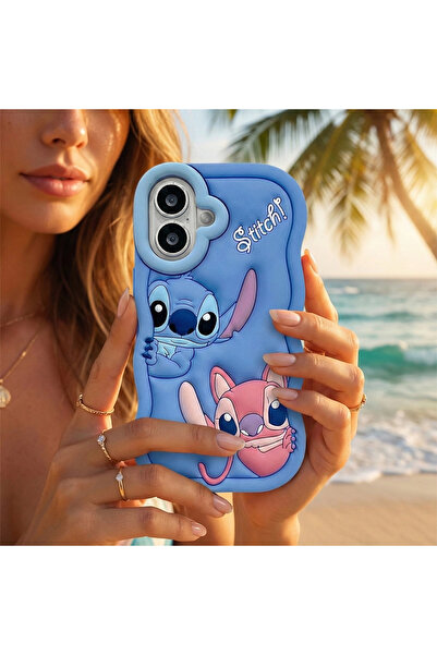 CaseOnn Apple iPhone 16 Kılıf 3D Karakter Figürlü Stic