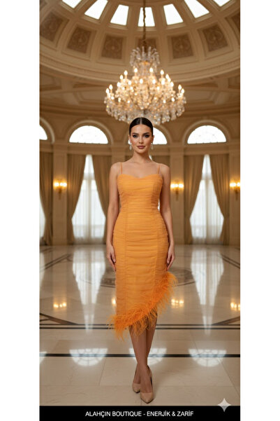 Zeyn KADIN ABİYE MİDİ BOY ELBİSE