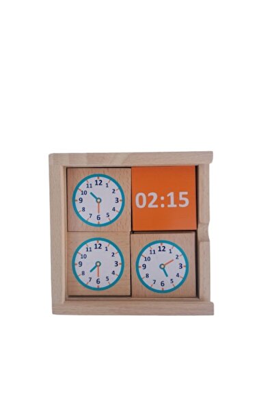 Tooky Toy Joc educativ Sa Invatam Sa Citim Ceasul Tooky Toy, lemn, 5+ ani