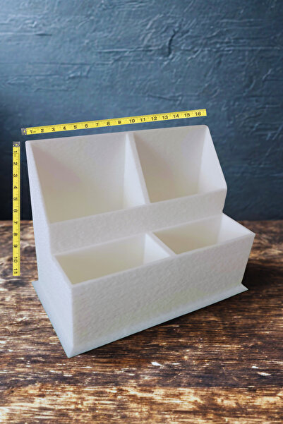 FourClovers 3D Printer Production Multi-Compartment Control – Phone – Keychain Organizer |   Desk Top Organizer