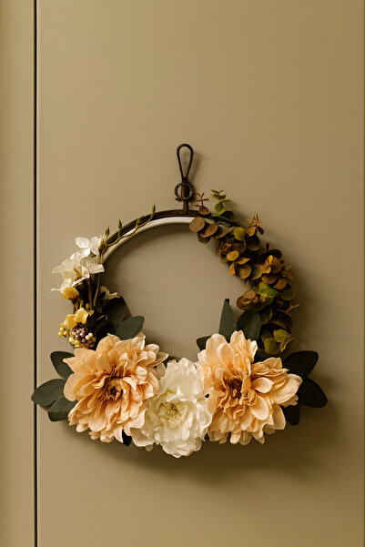 MTFZA Hasır Sepet Duvar Askısı ve Kapı Çelengi Kombini