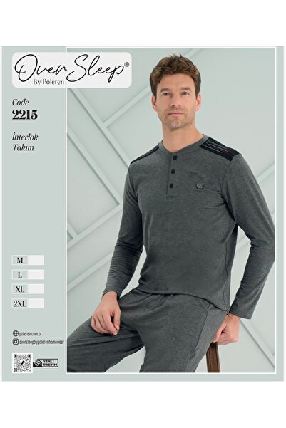 Over Sleep by Poleren Men's Cotton Pjama Suit