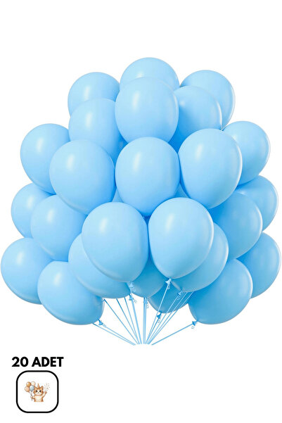 BALOMİS Mavi Balon Arka Plan Ve Mekan Süsleme Dekorasyon Balonu