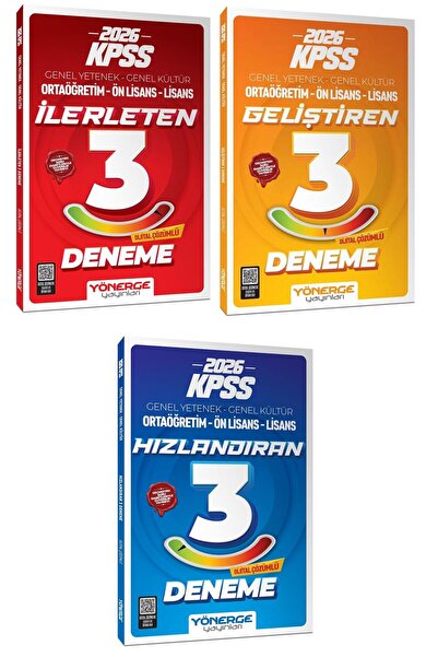 Yönerge Yayınları Yönerge 2026 KPSS Genel Yetenek Genel Kültür İlerleten + Ge...