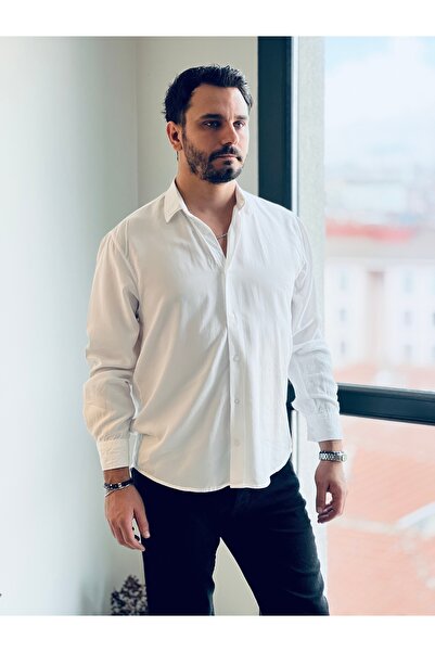 LWL 100% Lyocell Basic Oversized Shirt