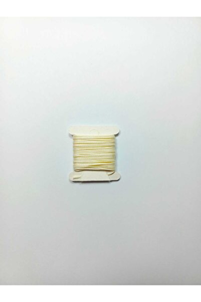 Eskişehir hobi sanat 1 mm 3 Meters Oyster Cream Color Waxed Cord Horsehair Leather Sewing Necklace Jewelry Design Bracelet Cord