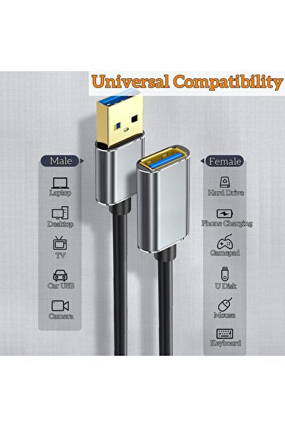 OEM USB 3.0 extension cable, female-male type A extension cable, 3 meters