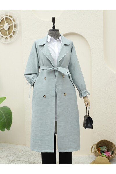 HİJABAYA Καπάκι με μανσέτα στο μανίκι και ζώνη με κορδόνια