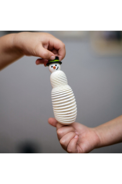 Gonulella لعبة تخفيف التوتر ثلاثية الأبعاد هدية عيد الميلاد على شكل رجل الثلج...